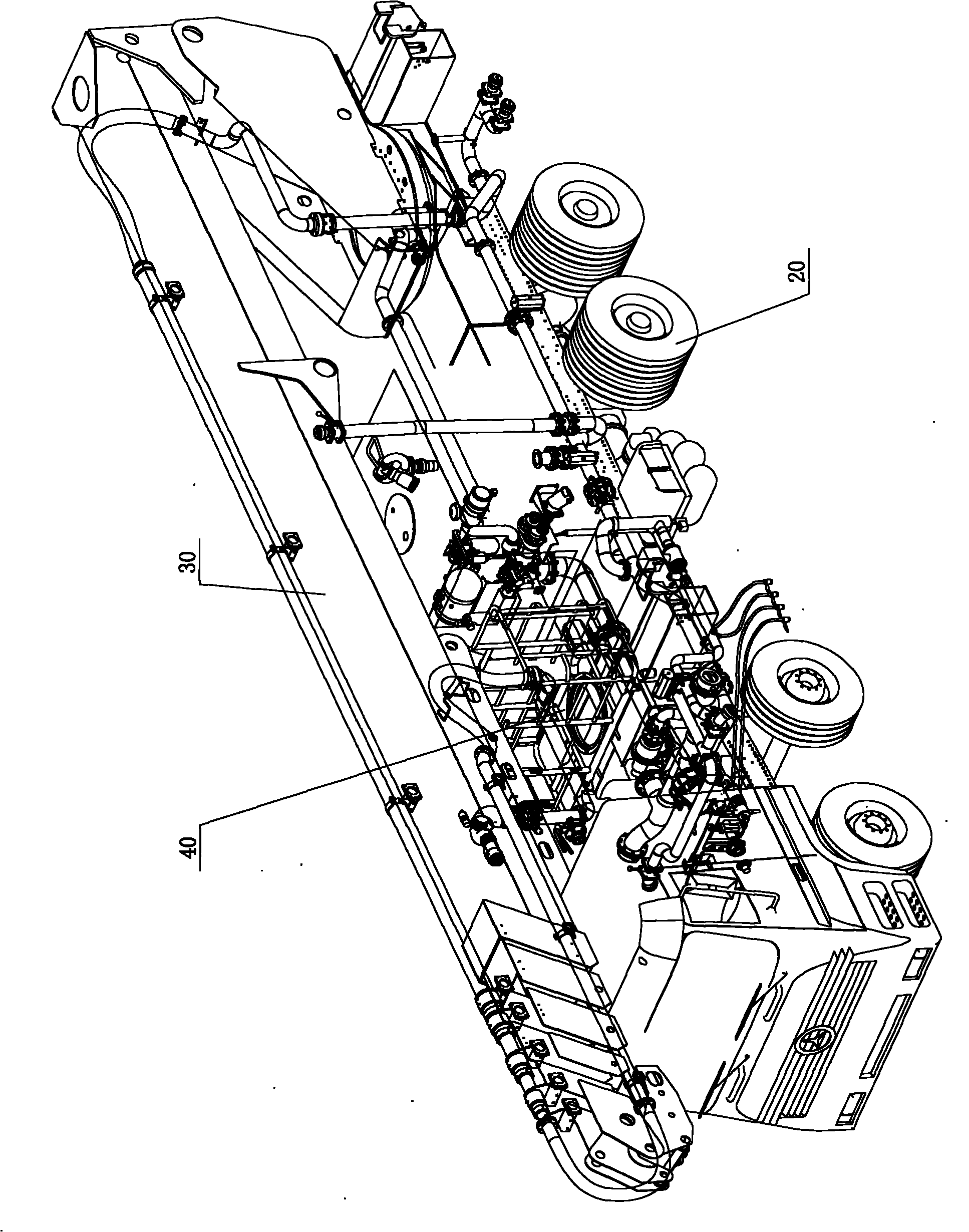 Fire truck and fire protection foam system thereof