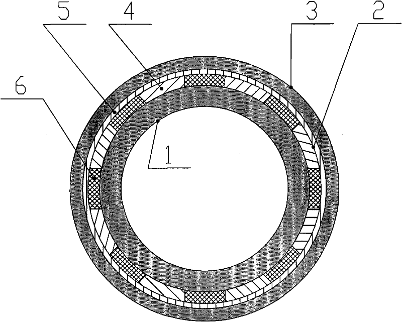 Double-layer polyethylene composite tubular product with ultrahigh molecular weight