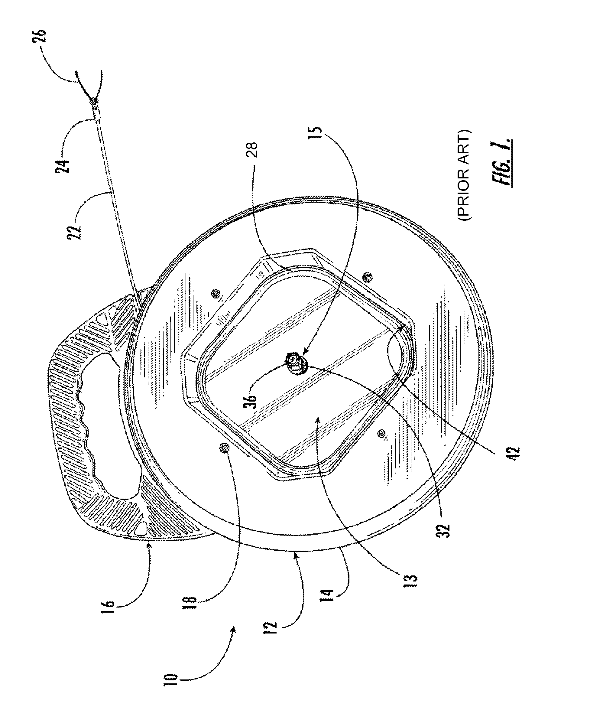 Fish Tape Adaptor for Powered Retraction of the Fish Tape