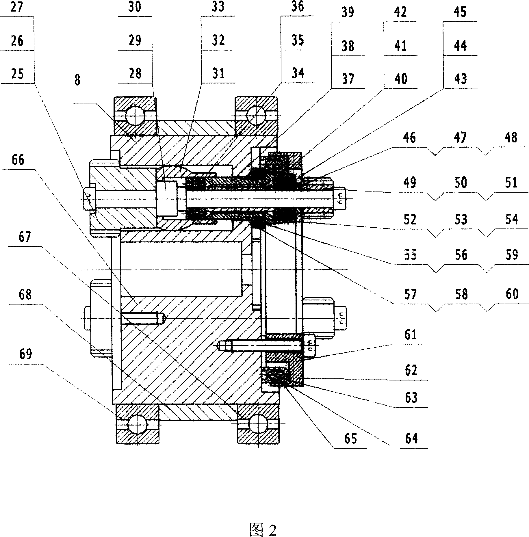 Optical fibre rotary collector