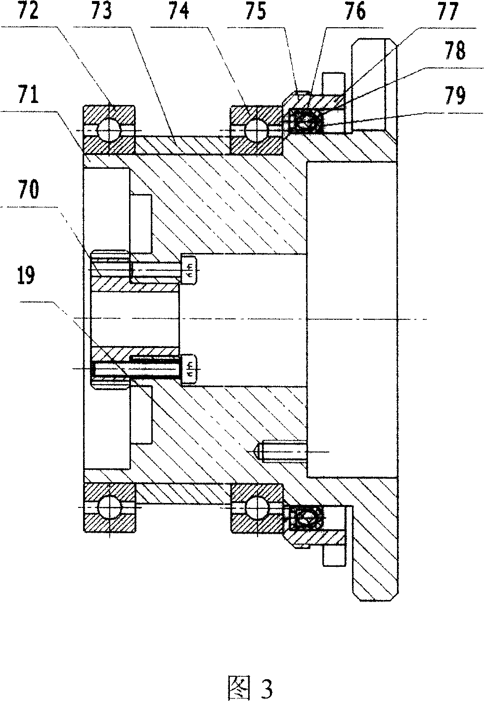 Optical fibre rotary collector