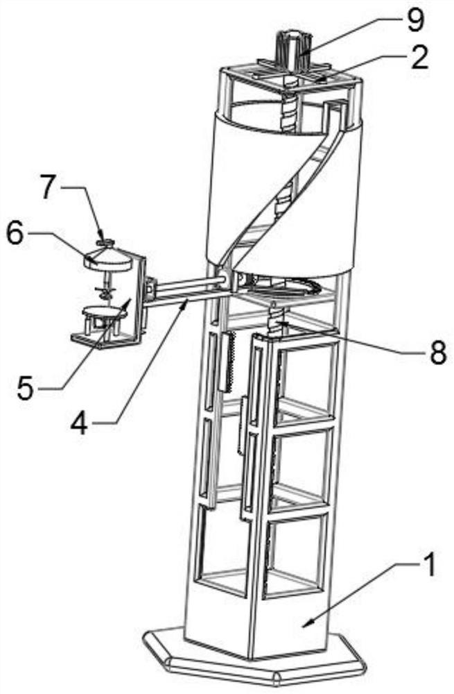 Textile dyeing material guide device