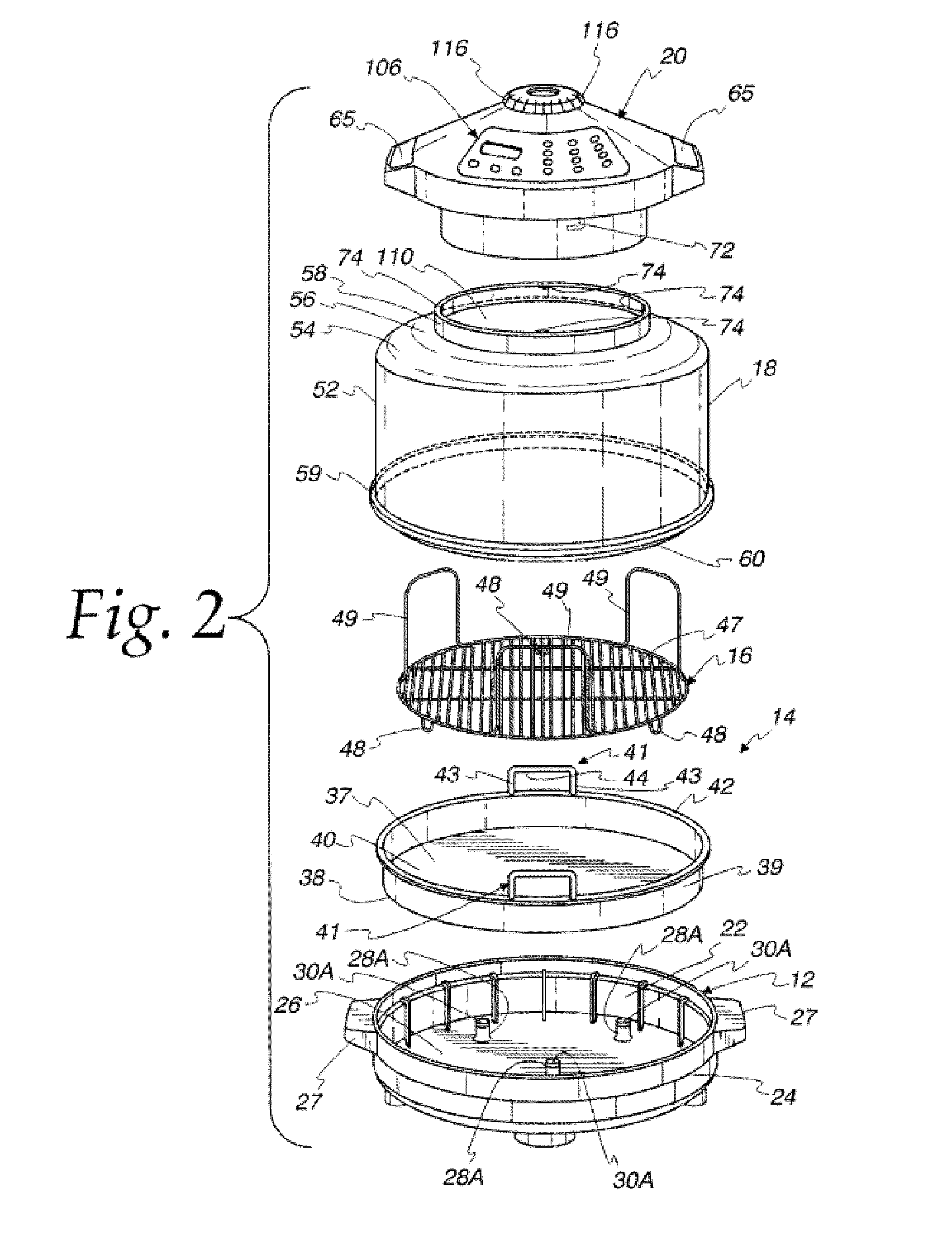 System and Method for a Programmable Counter-top Electric Oven and Dehydrator