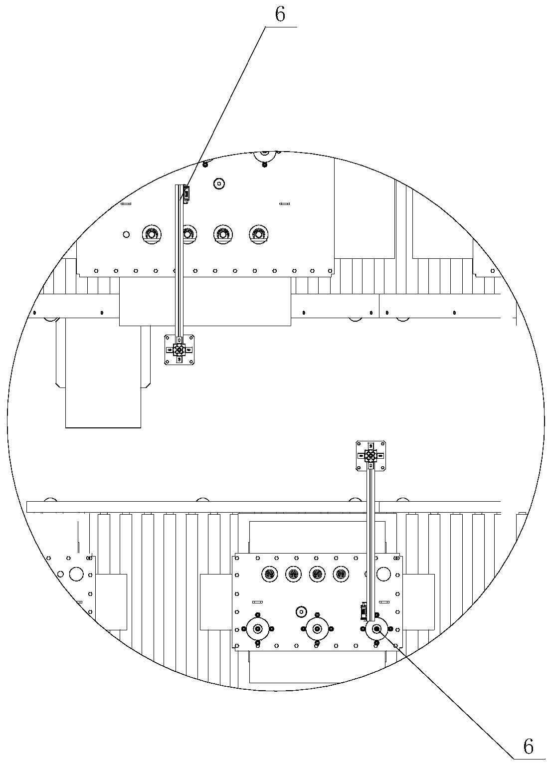 Intelligent test line and method for distribution transformer