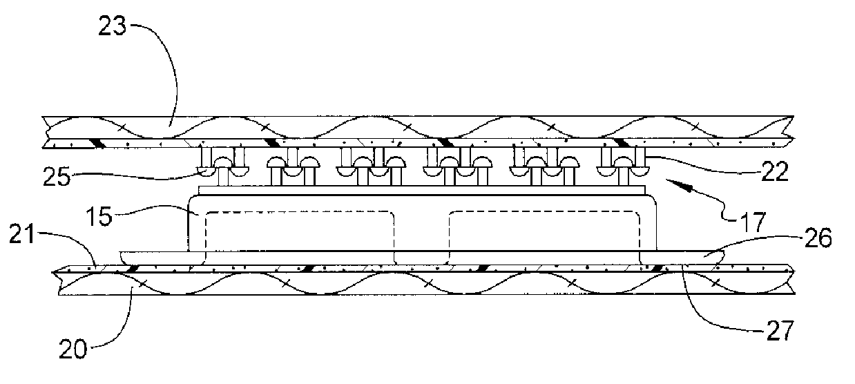 Reclosable fastener riser/spacer, and methods of constructing and utilizing same