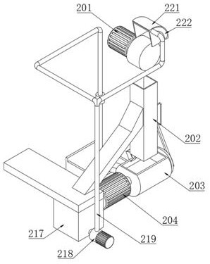 Machining device for robot machining