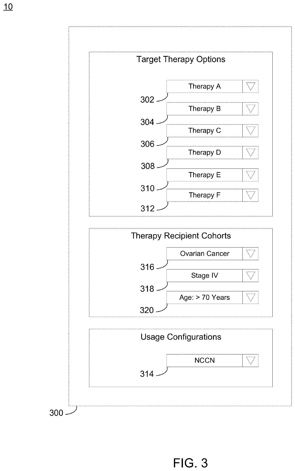 Therapy recommendation