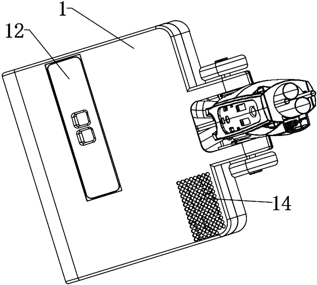 Integrated cleaning device