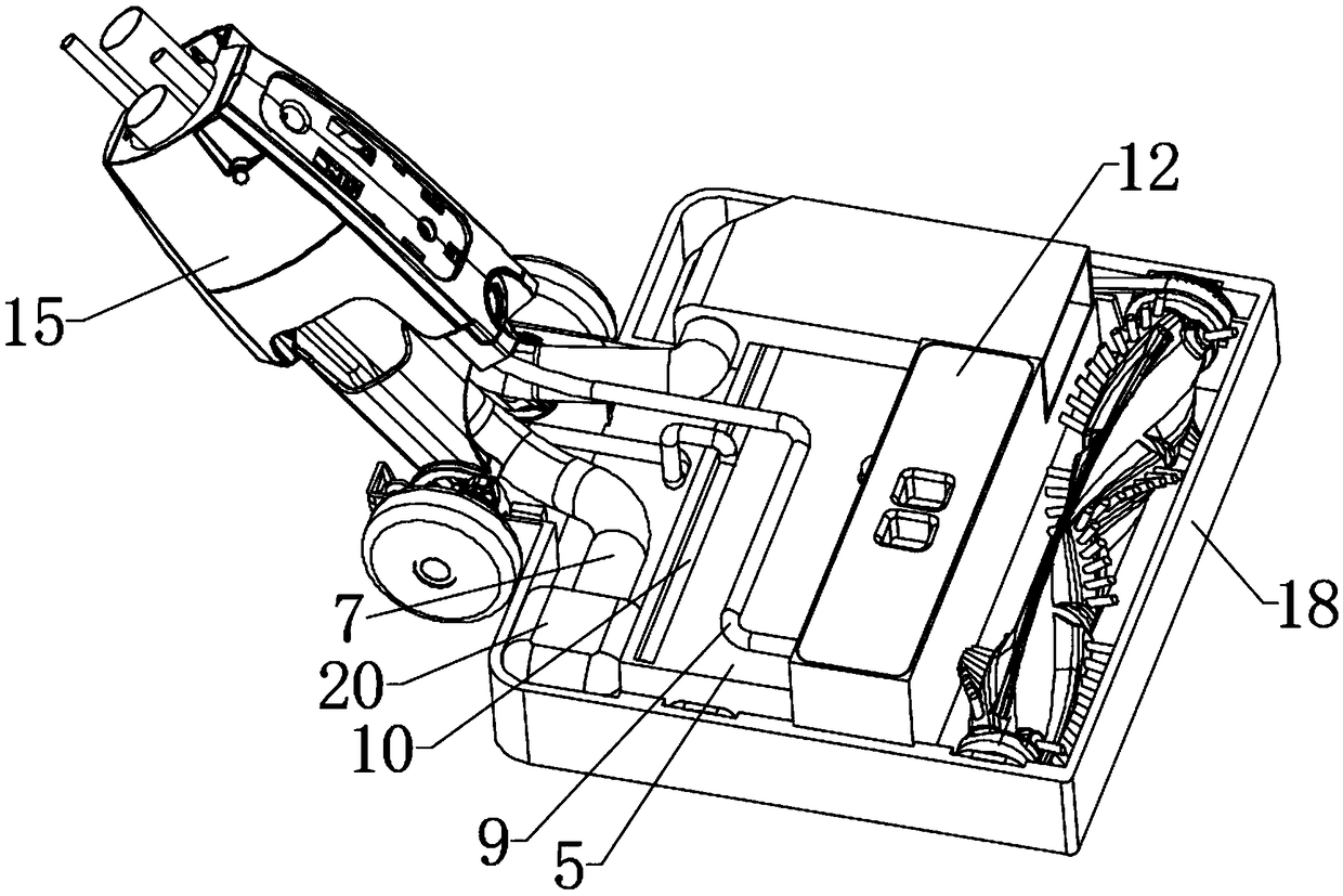 Integrated cleaning device