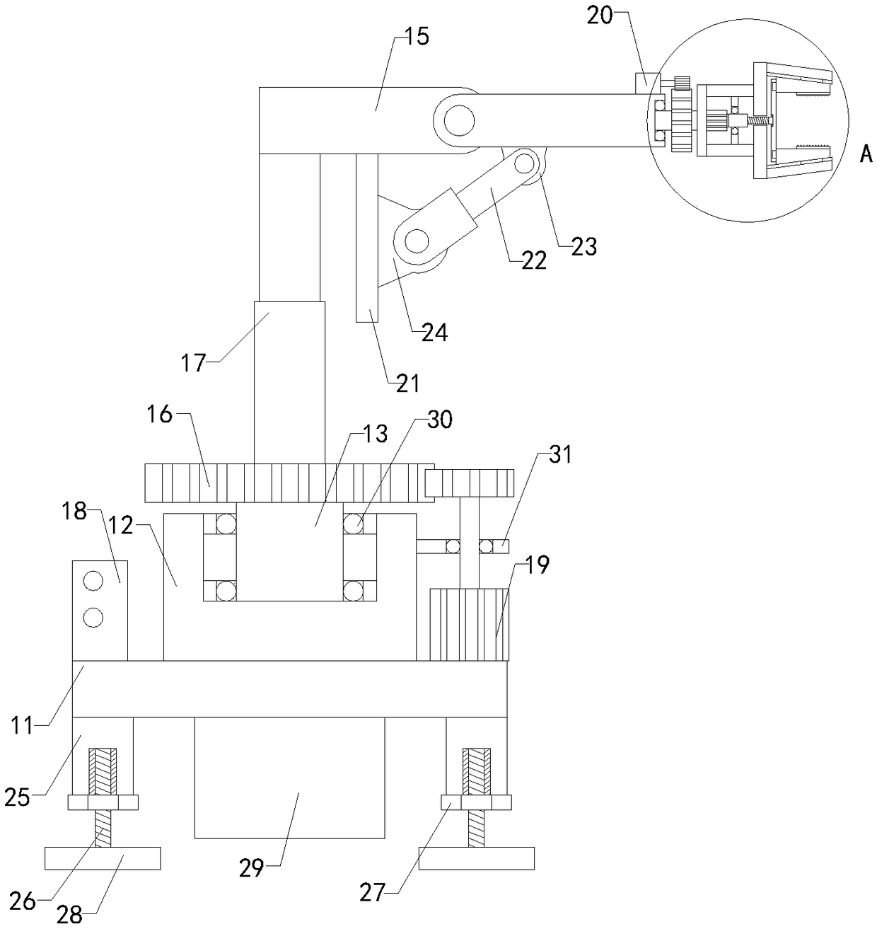 Loading and unloading equipment for automatic warehousing of goods