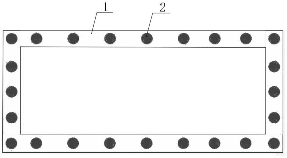 Supporting structure in PBA method pilot tunnel and construction method of supporting structure