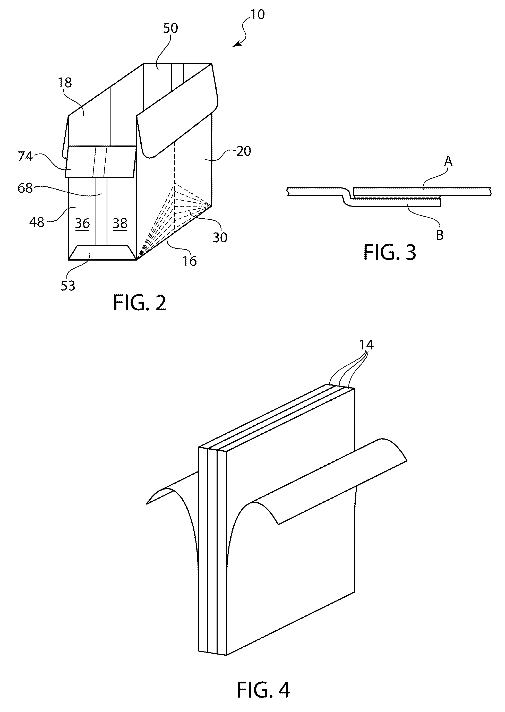 Self-sealing box for trash compactors