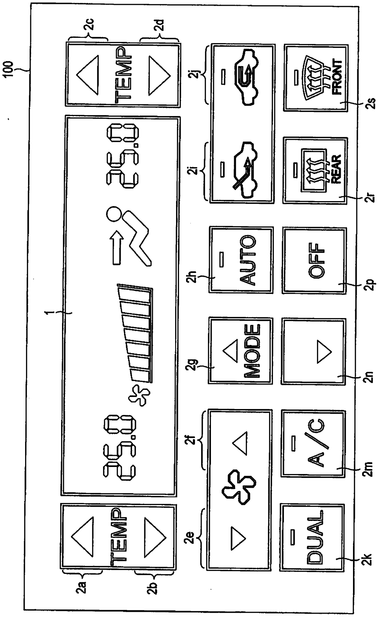 Touch switch and operation panel