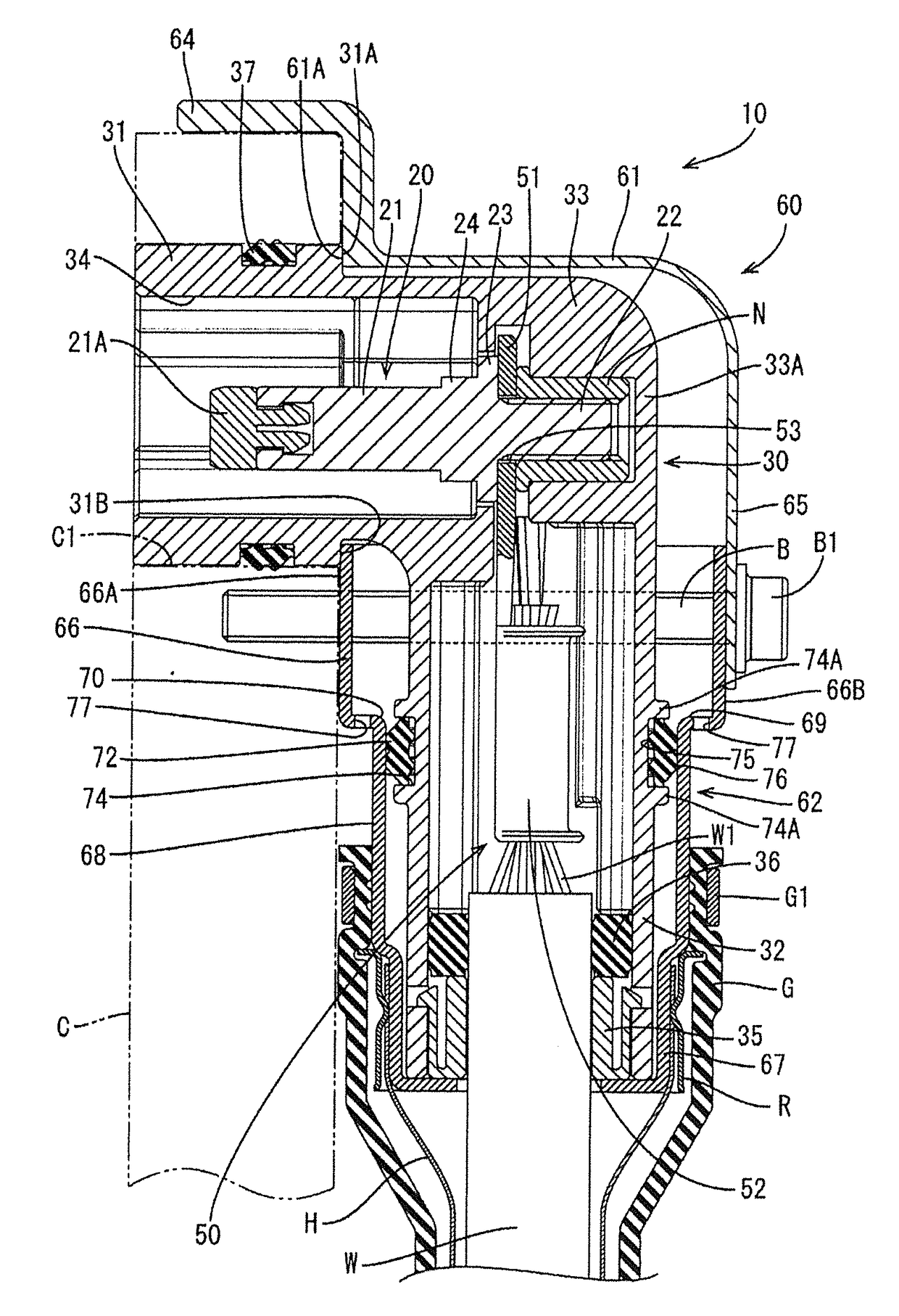 Device connector