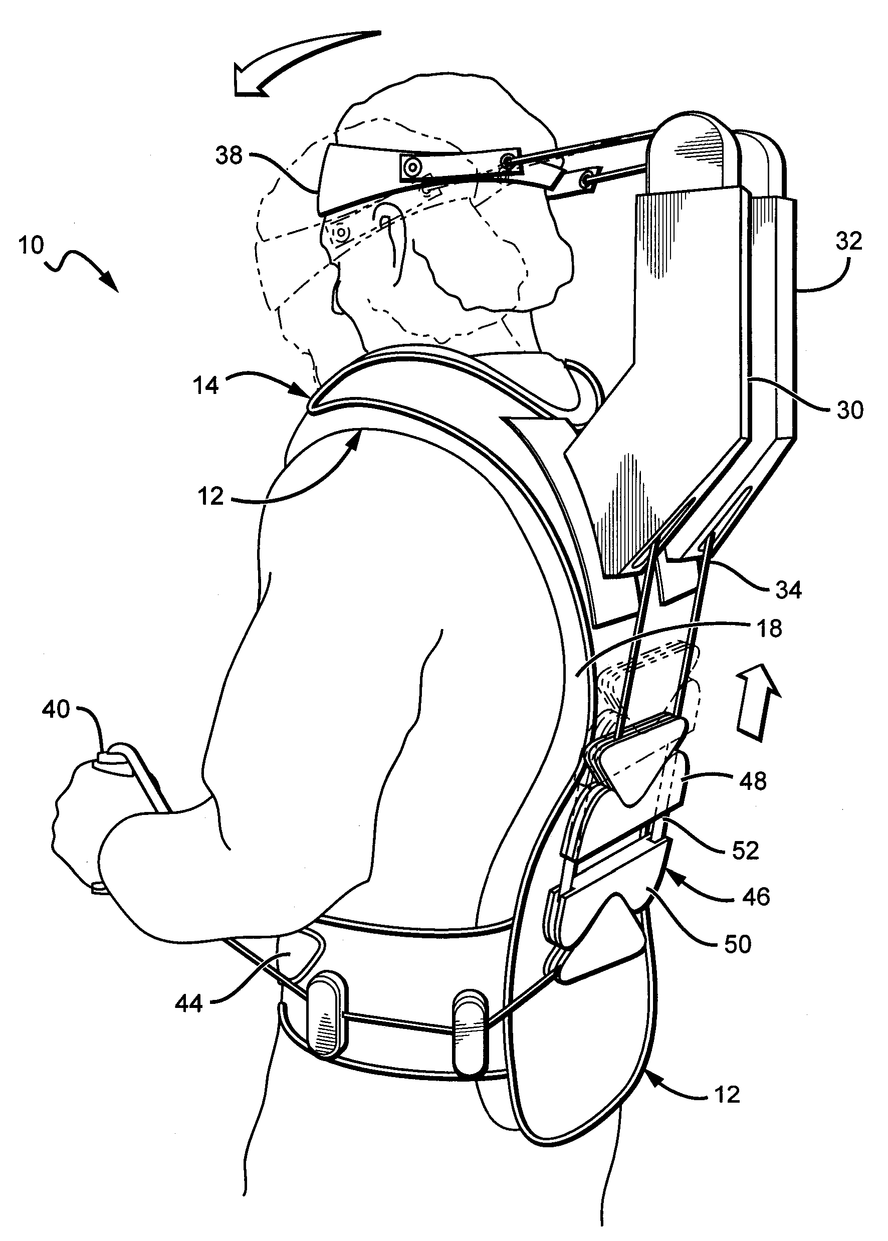 User operable neck isometric and isokinetic exercise device and method