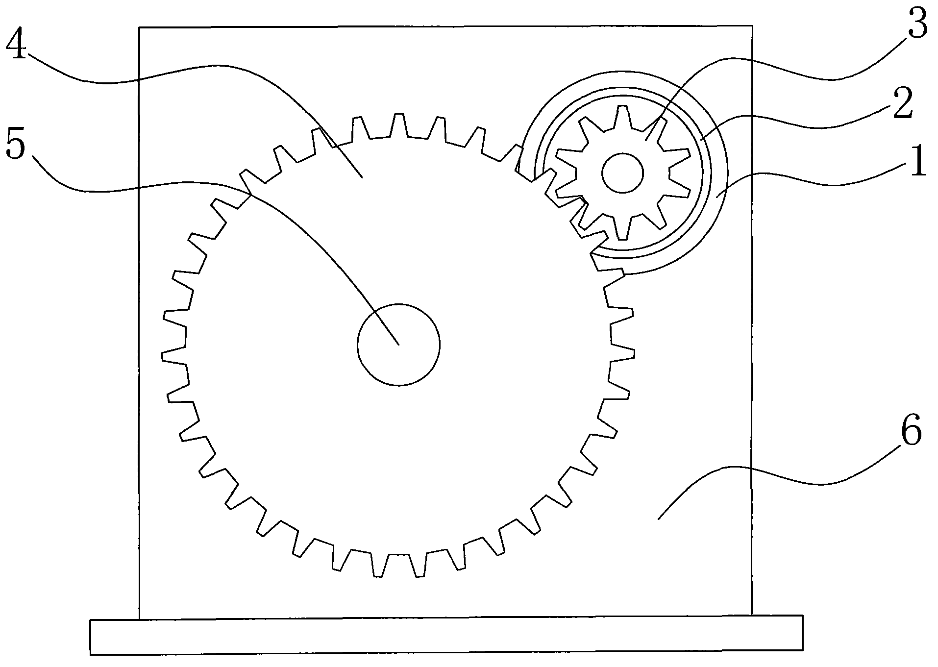 Gear device with inertia structure