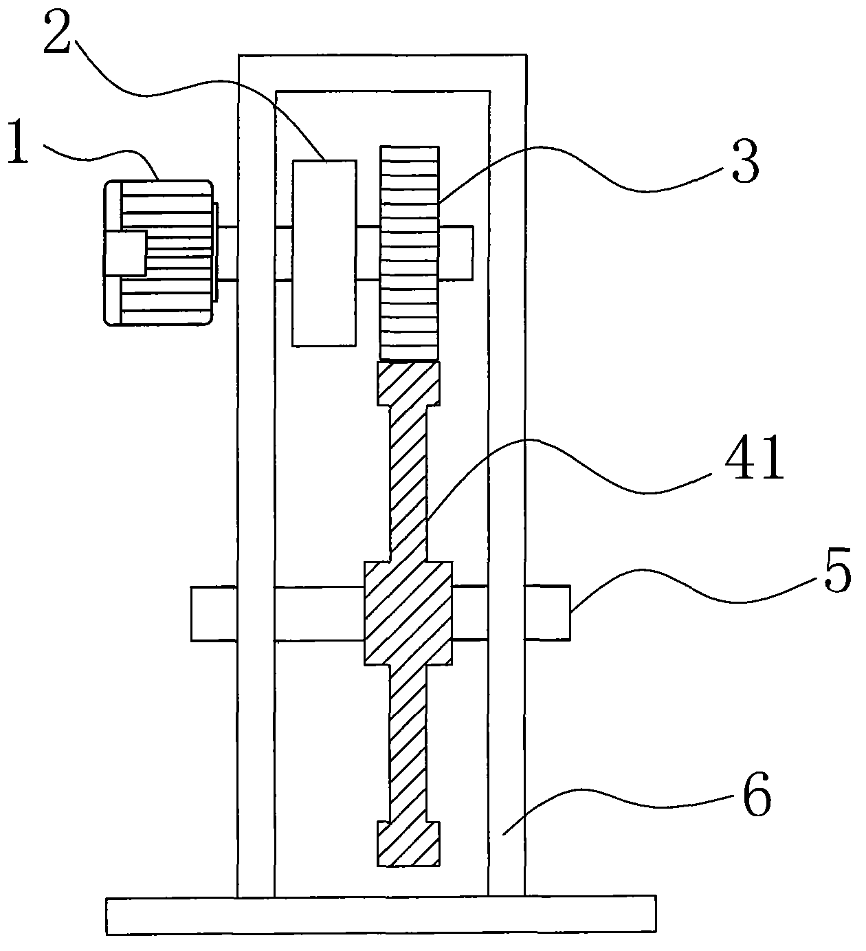 Gear device with inertia structure