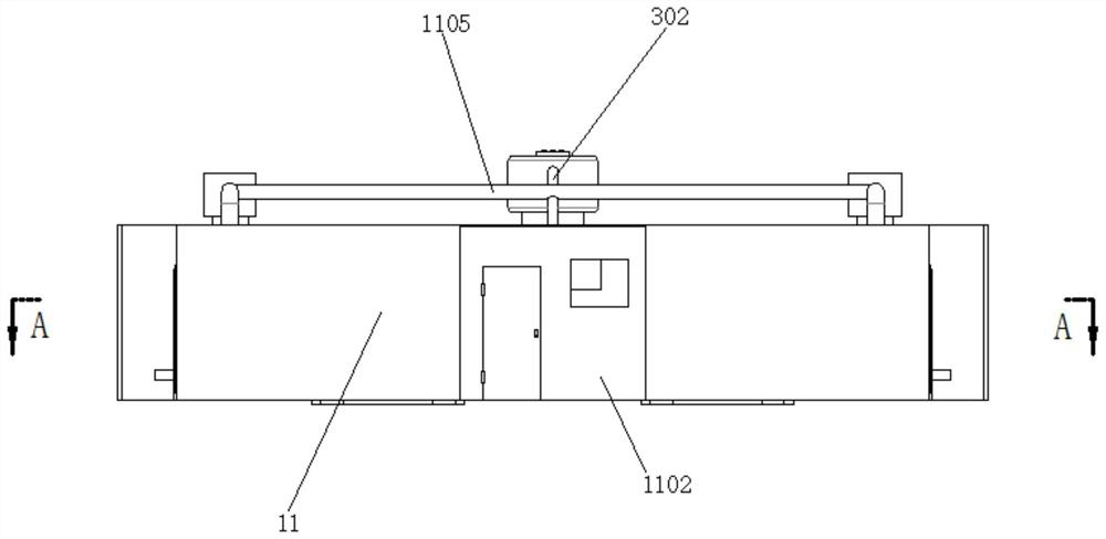 Multi-disinfection shelter hospital suitable for high-infection epidemic area