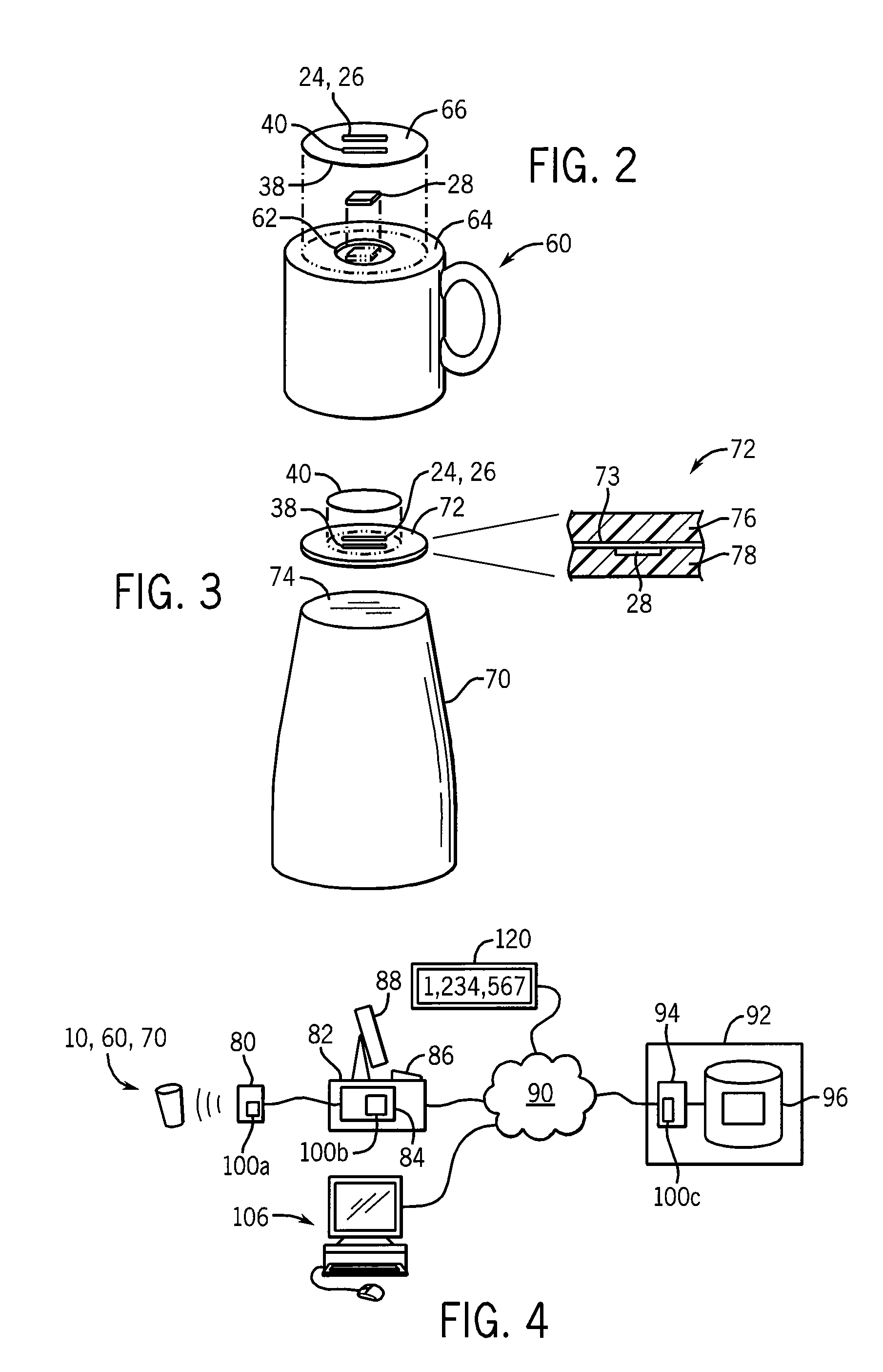 Thermal Beverage Container with Secure Account Identifier