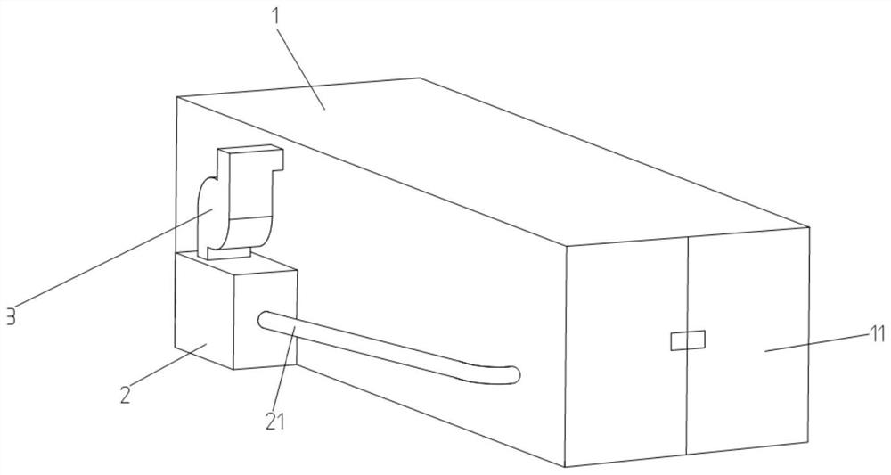 Drying device for drying in chlorine ether rubber production