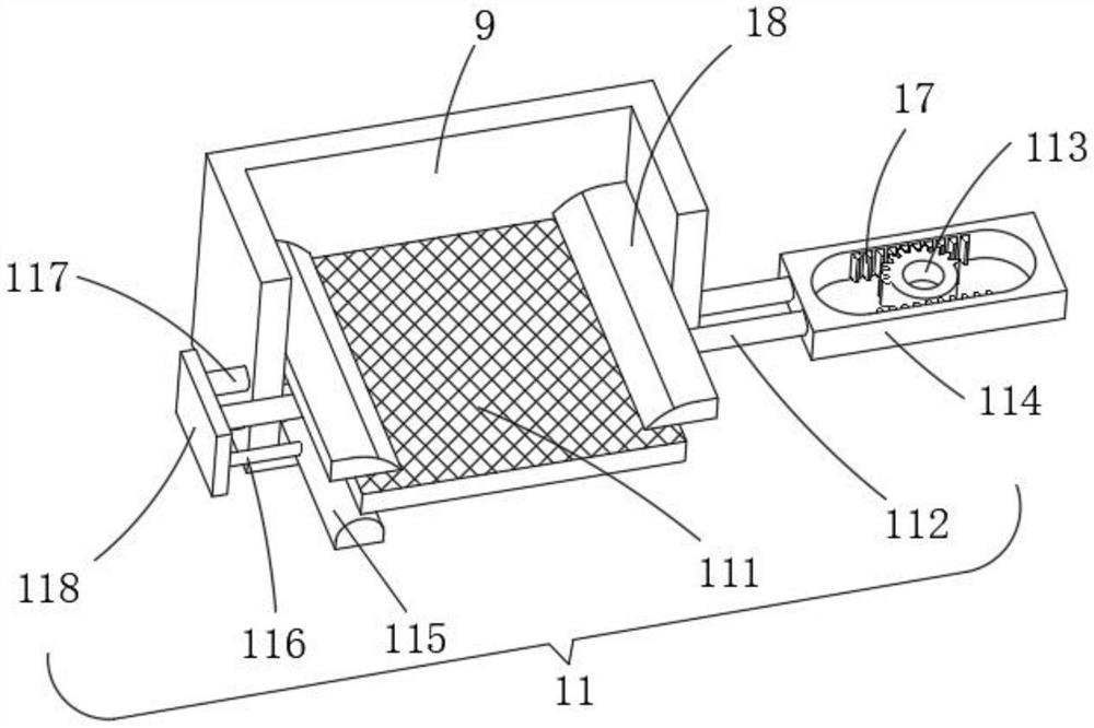 Dry-mixed pretreatment cement mortar stirring device