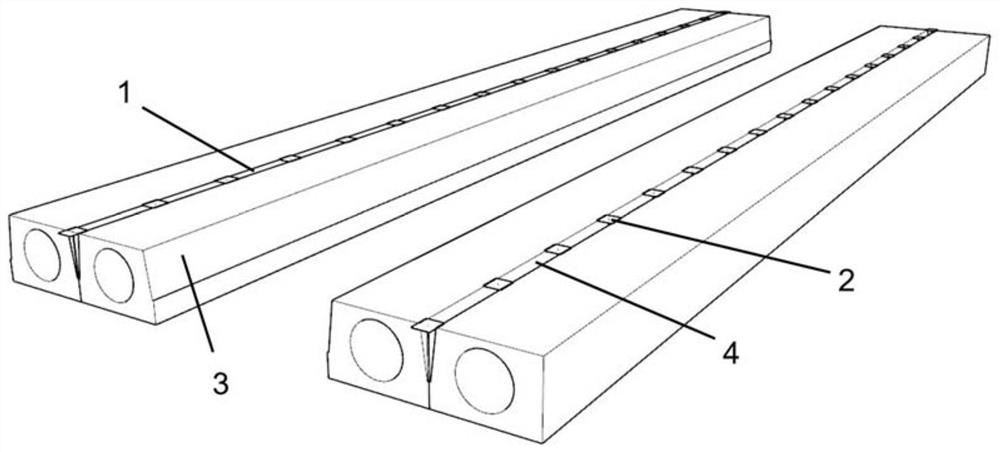 Hollow slab girder bridge structure and construction method using ultra-high performance concrete filler