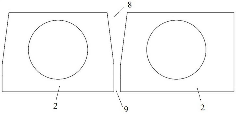 Hollow slab girder bridge structure and construction method using ultra-high performance concrete filler