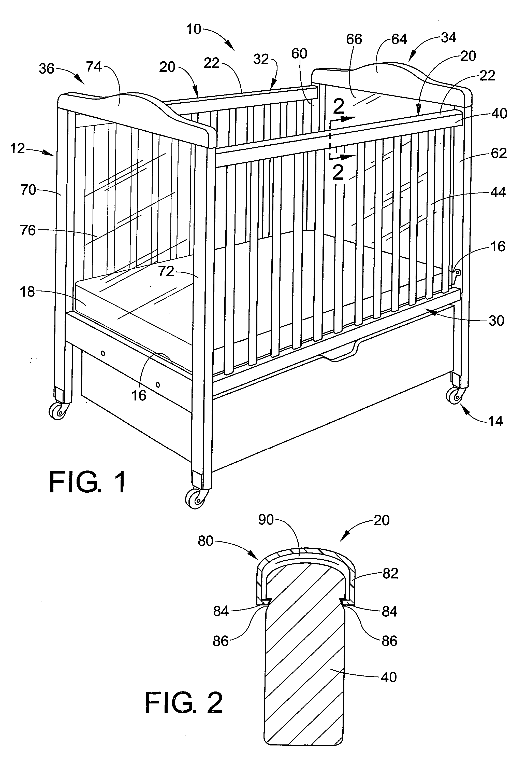 Infant evacuation crib