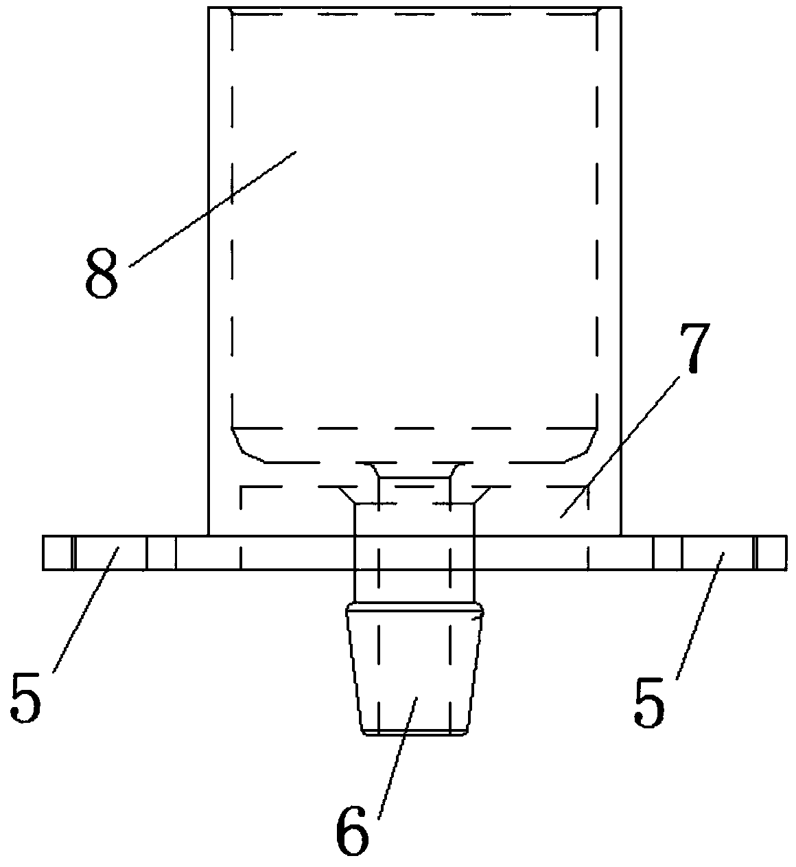 Multifunctional adapter used in automatic wine vending machines