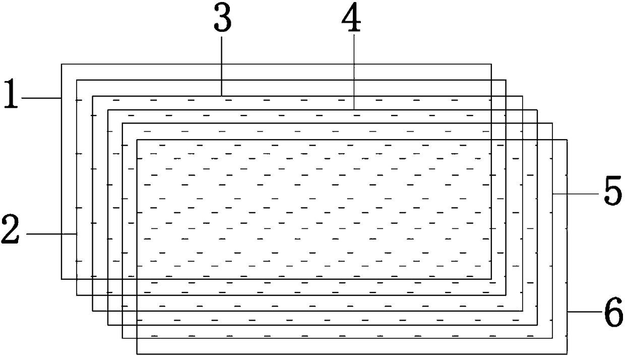 Novel composite biological tissue repairing material as well as preparation method and application thereof