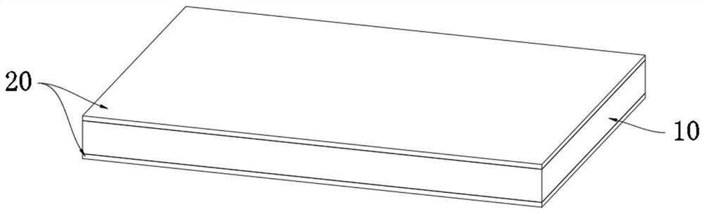 Epoxy resin copper-clad plate and preparation method thereof