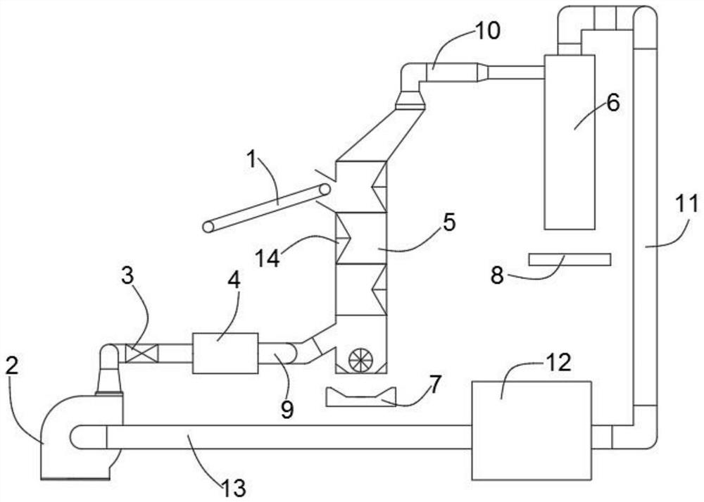 An adjustable air separator