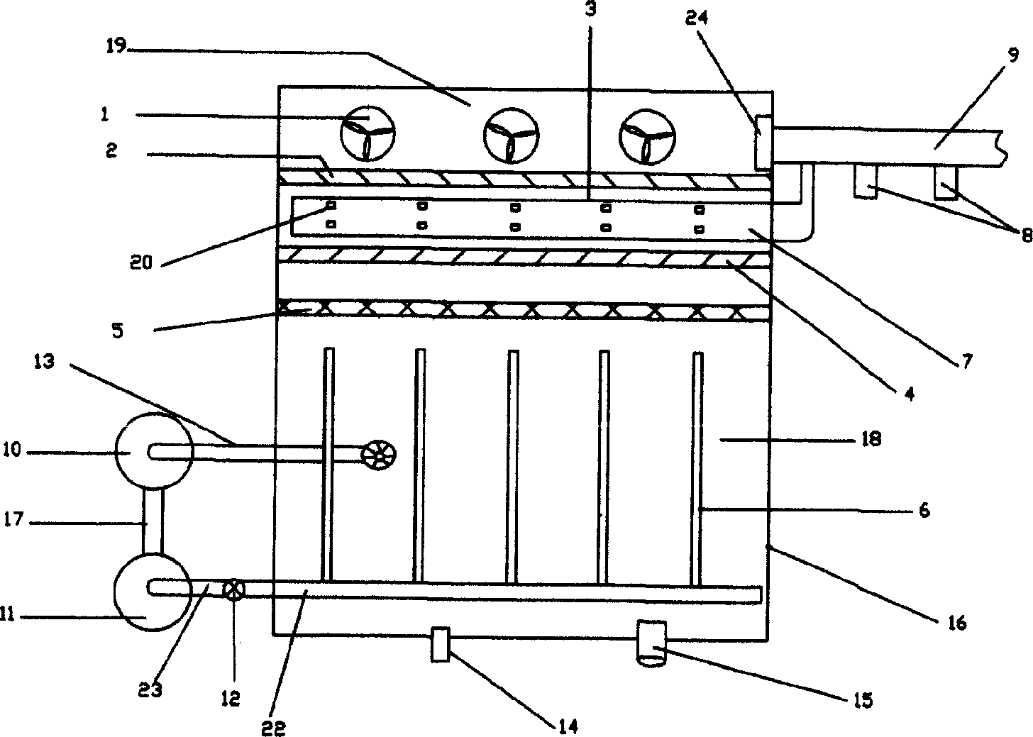 Energy-saving water air-conditioning system