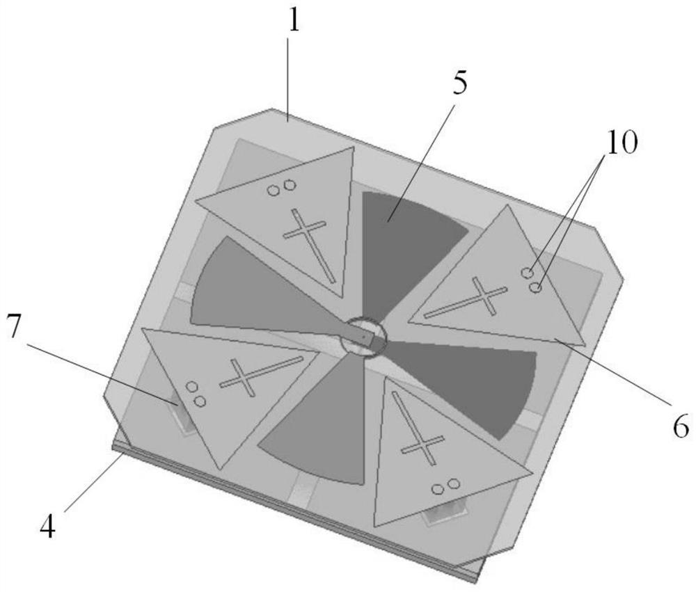 Low-profile low-elevation high-gain electromagnetic dipole antenna for satellite communication