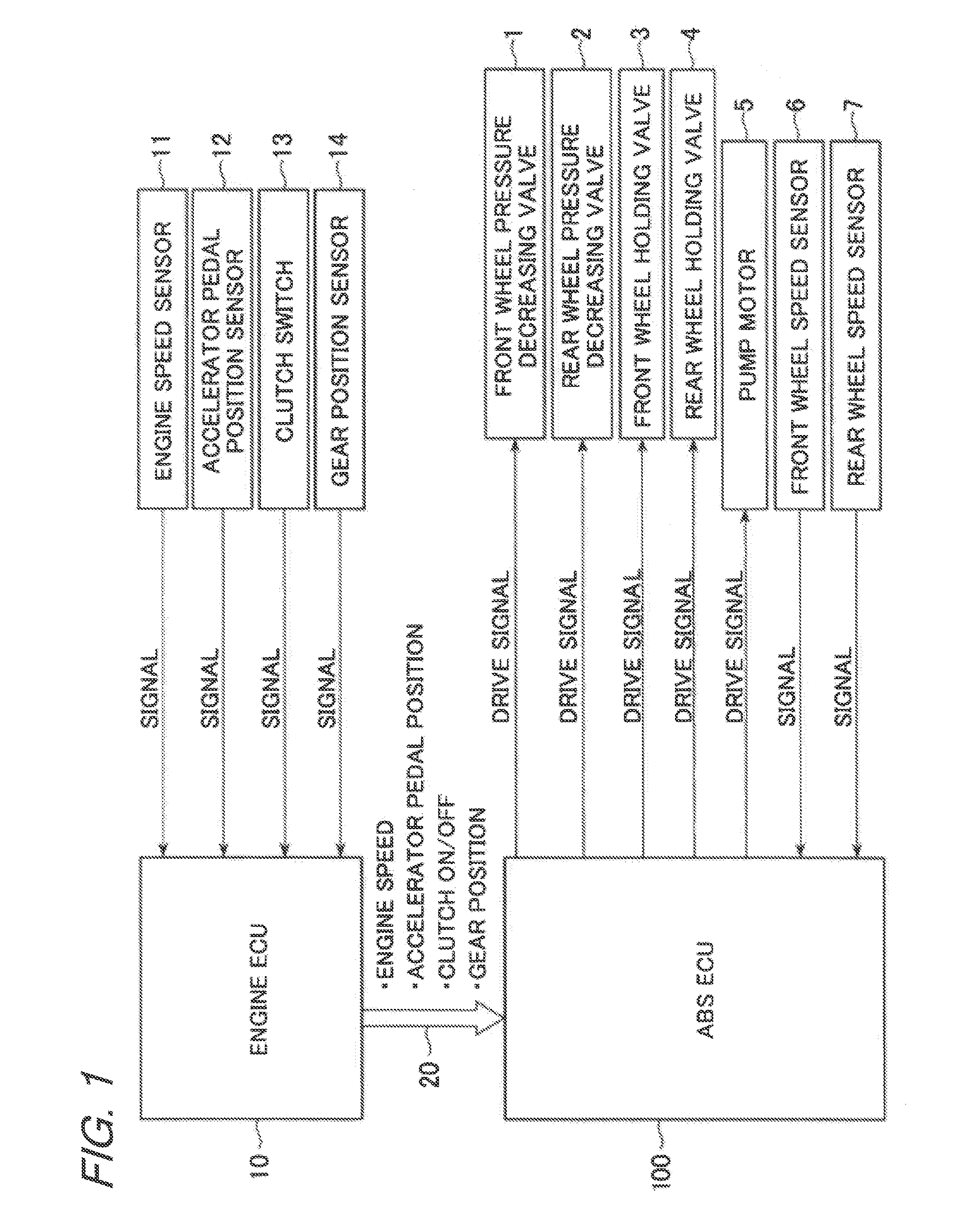 Vehicle braking force control device