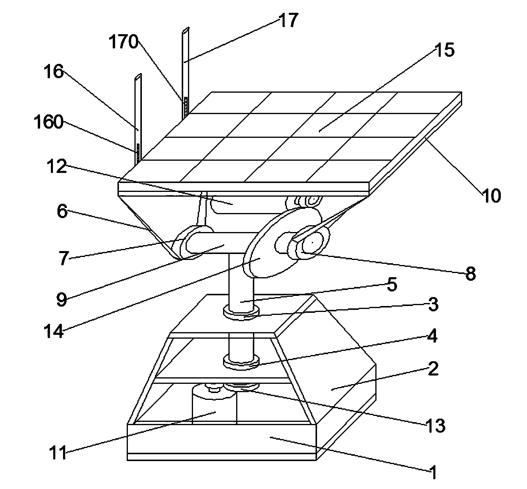 Light source automatic tracking type solar collecting device and control method thereof