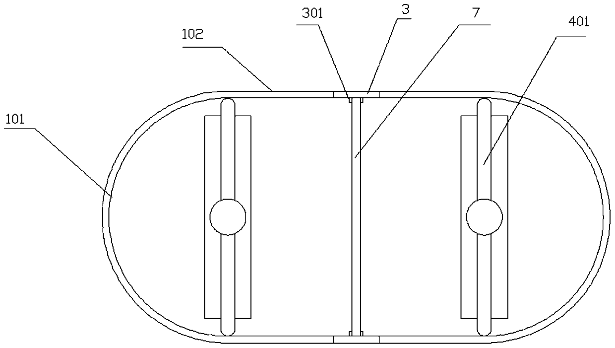 Spraying device for metal display rack machining