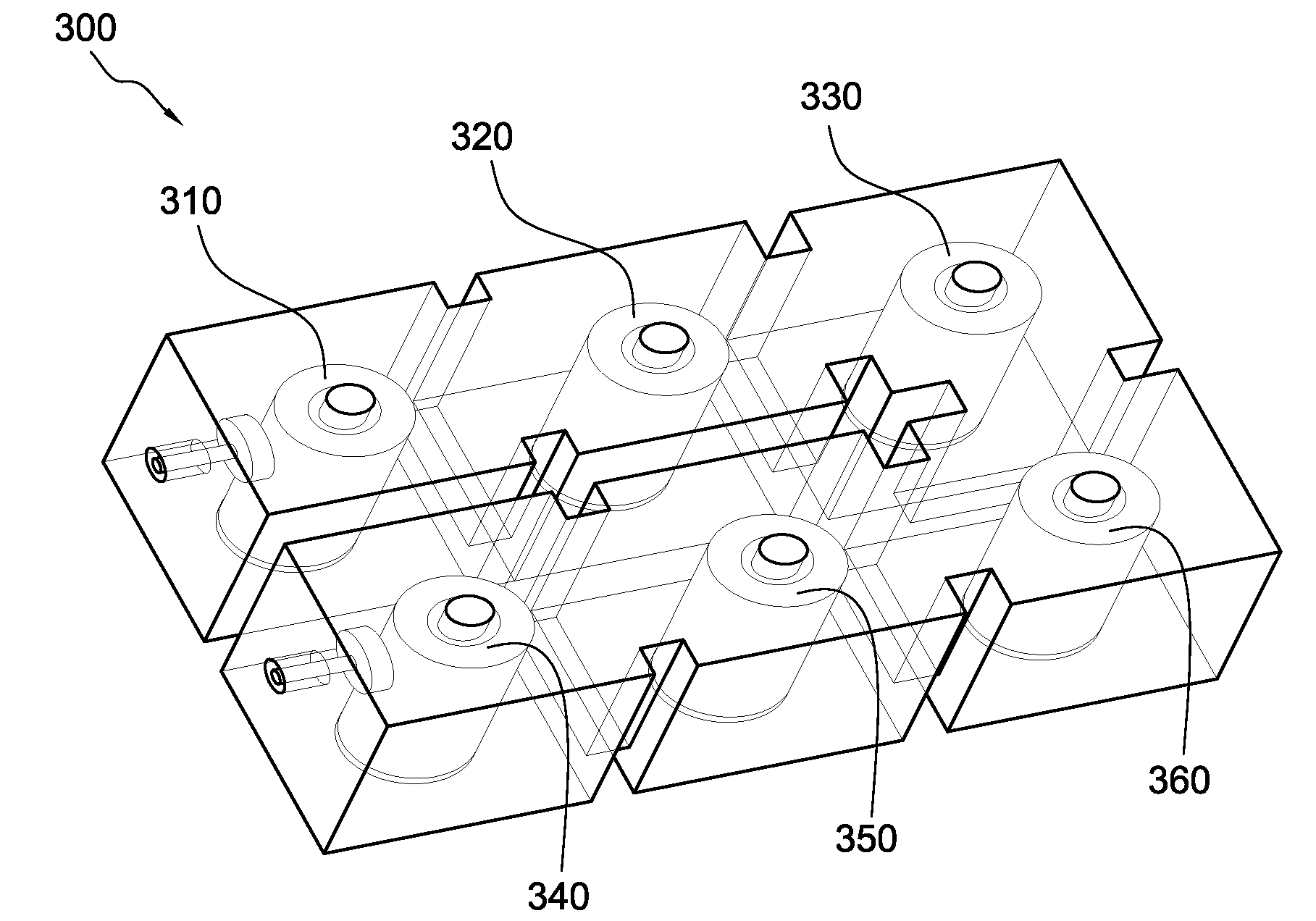 Suspended tm mode dielectric combline cavity filter