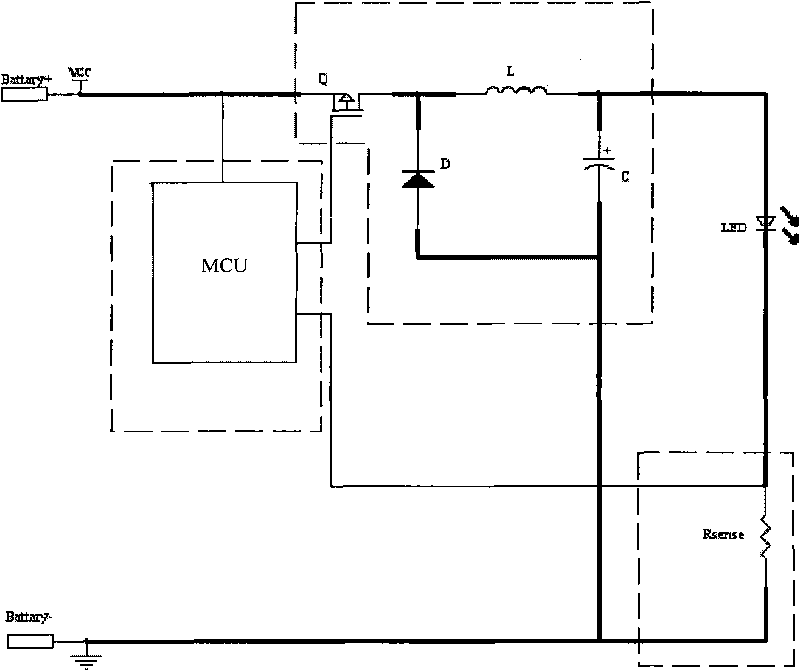 LED constant current driving circuit