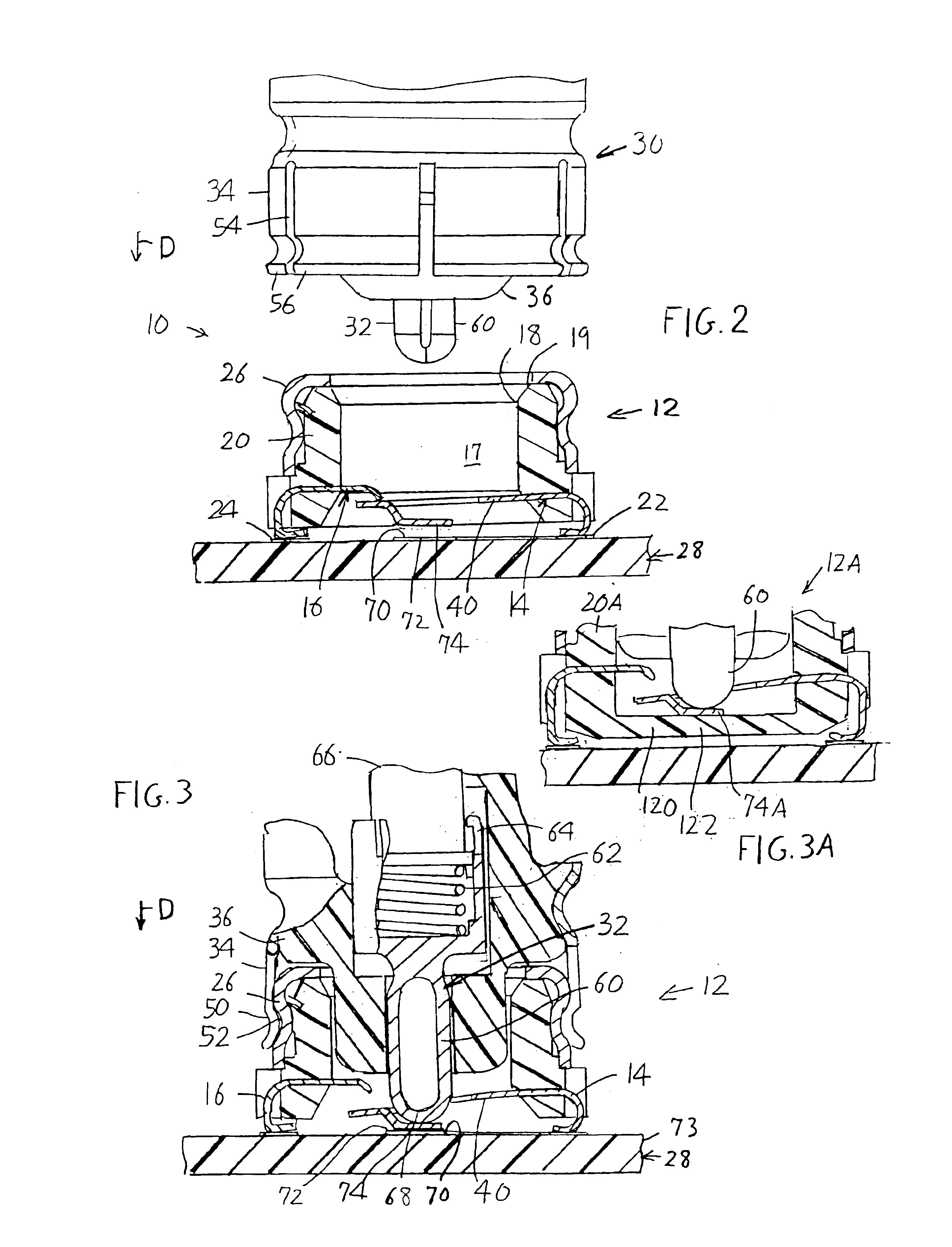 Connection-switch arrangement