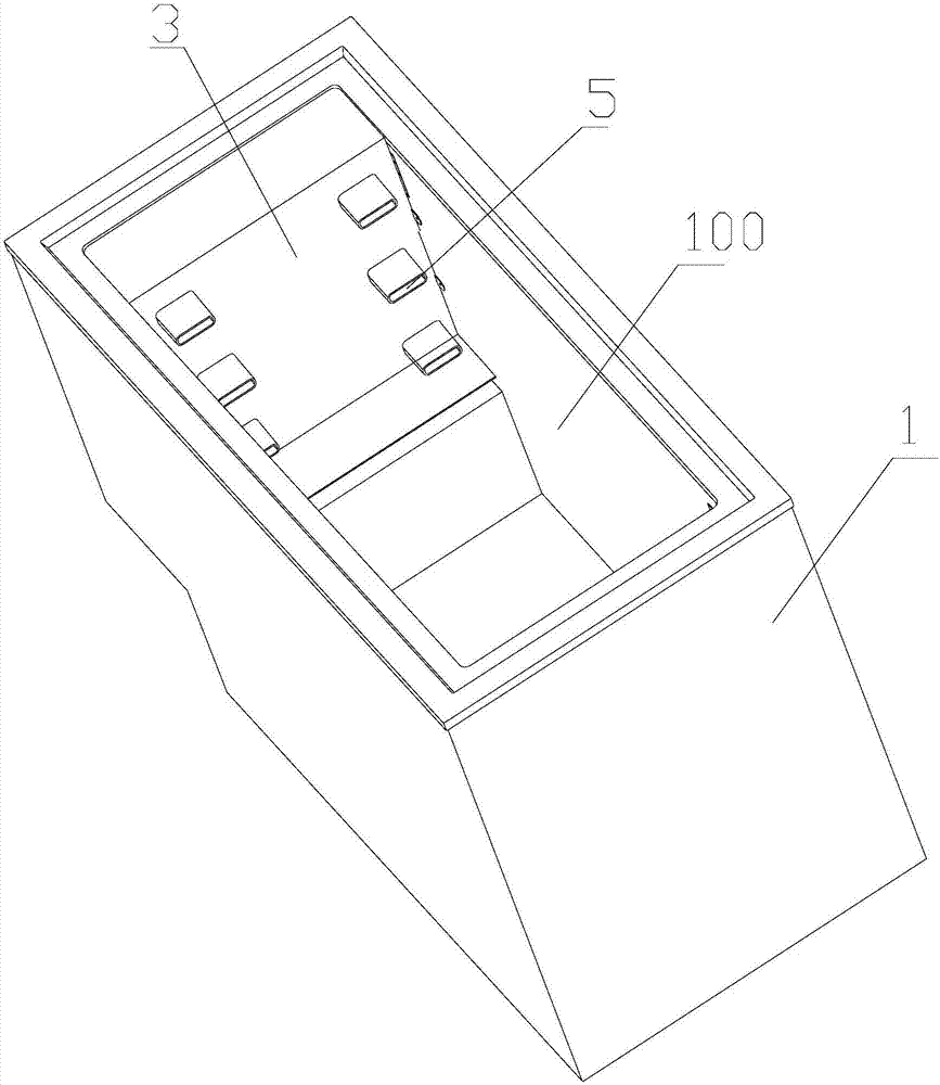 Small-volume horizontal frostless refrigerator