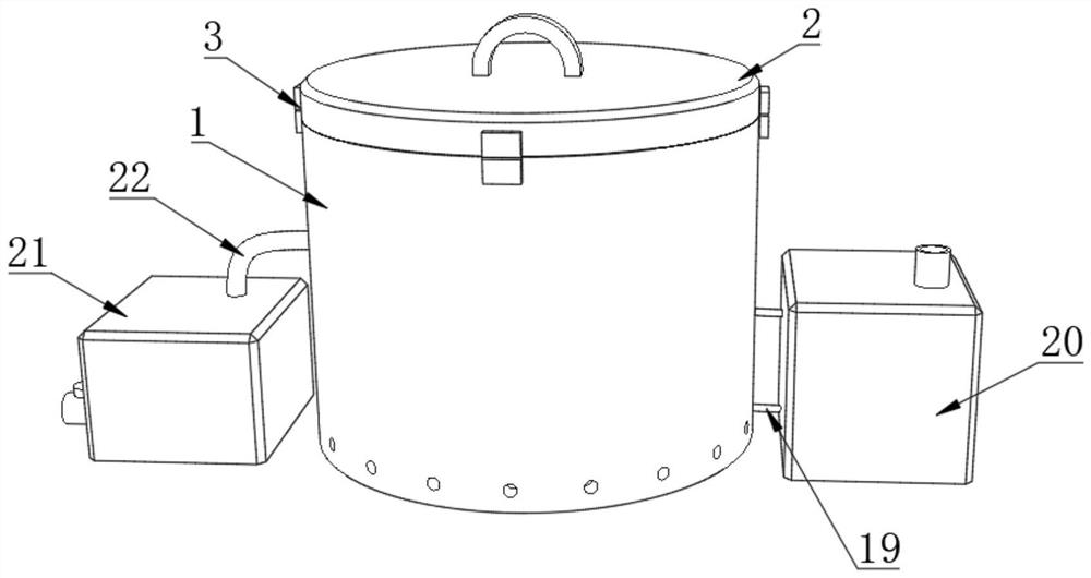 Test tube cleaning device for chemical experiment