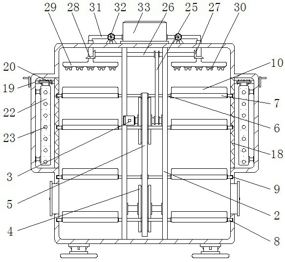 Vegetable fresh-keeping storage device capable of achieving stacking of vegetables in multiple layers for primary processing of agricultural products in production place