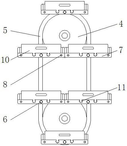 Vegetable fresh-keeping storage device capable of achieving stacking of vegetables in multiple layers for primary processing of agricultural products in production place