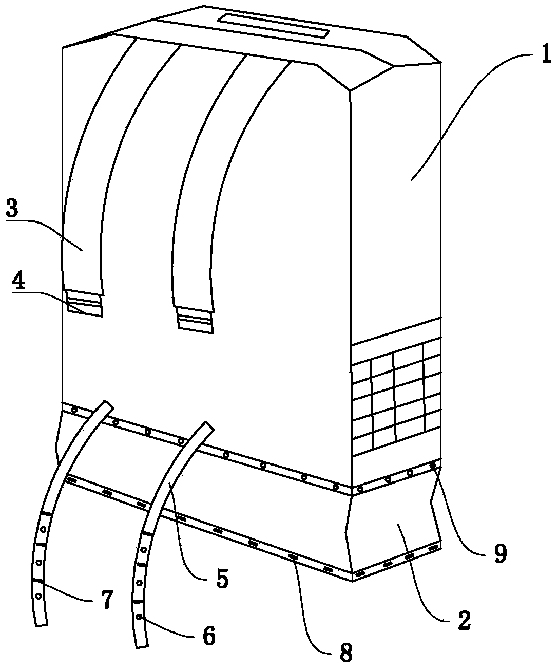 Capacity-adjustable schoolbag