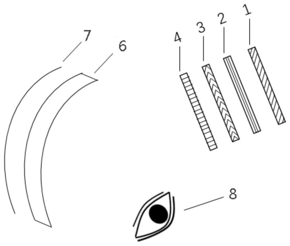 A reflective augmented reality display system and device