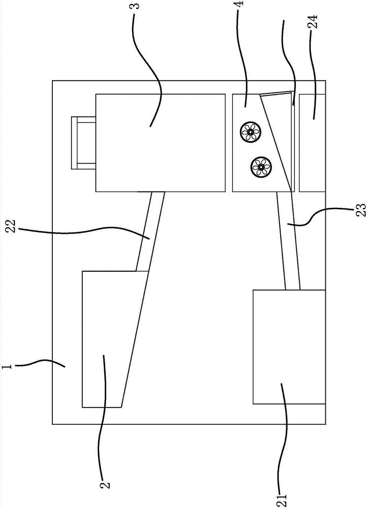 Cleaning structure of basketball cleaning machine