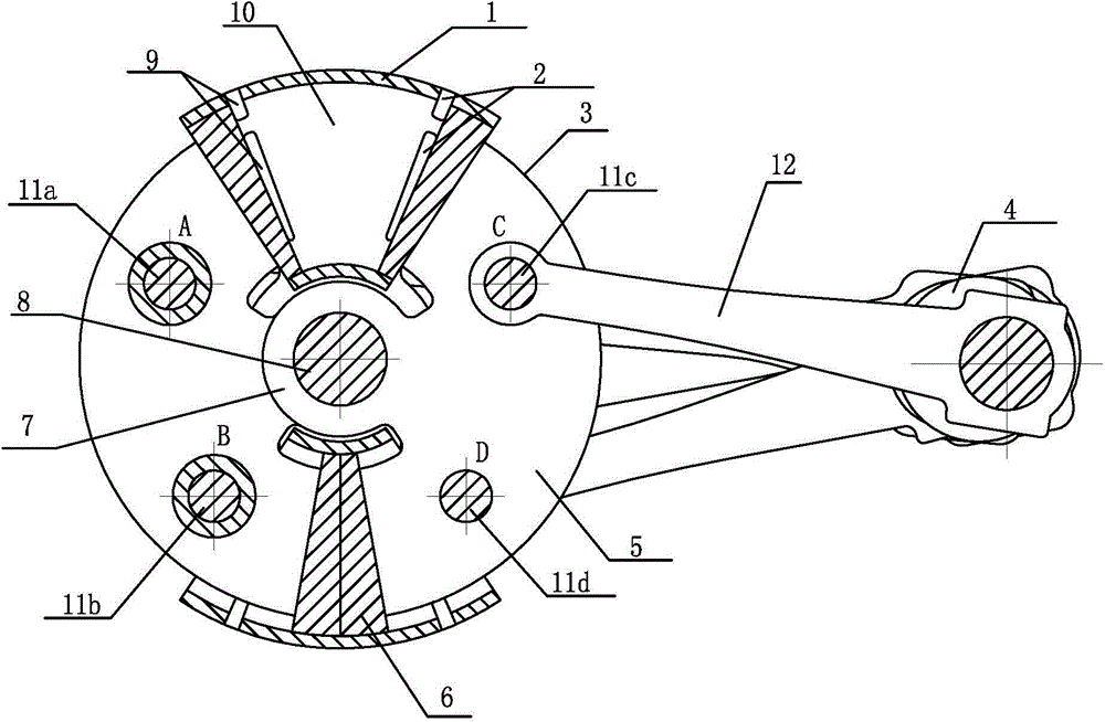 Double-cylinder two-stroke cylinder engine