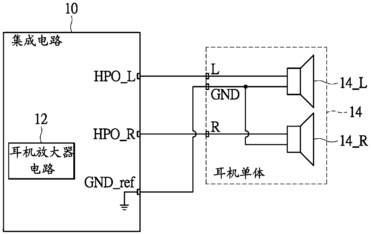 Headphone amplifier circuit and operation method thereof, and headphone device