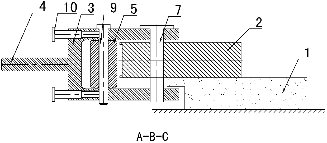 Rolling tool for rolled piece of reed of plate spring